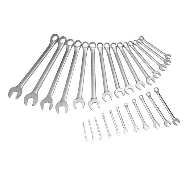 Urrea Satin Finish 12-point Combination Wrench Set 26 Pc 120080A - main